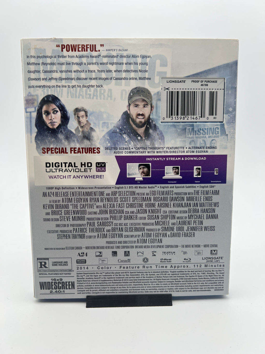Captive, The W/ Slipcover