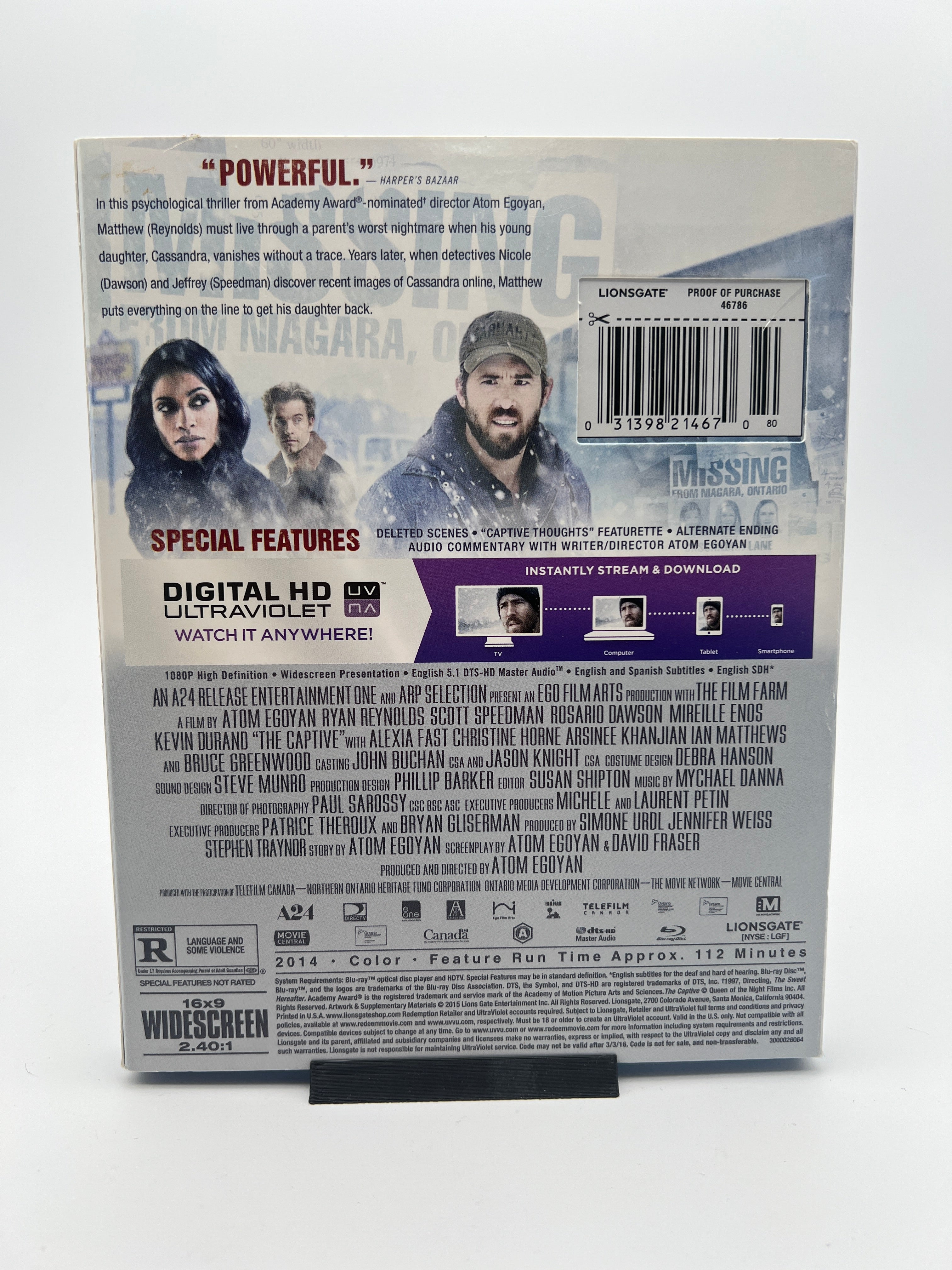 Captive, The W/ Slipcover