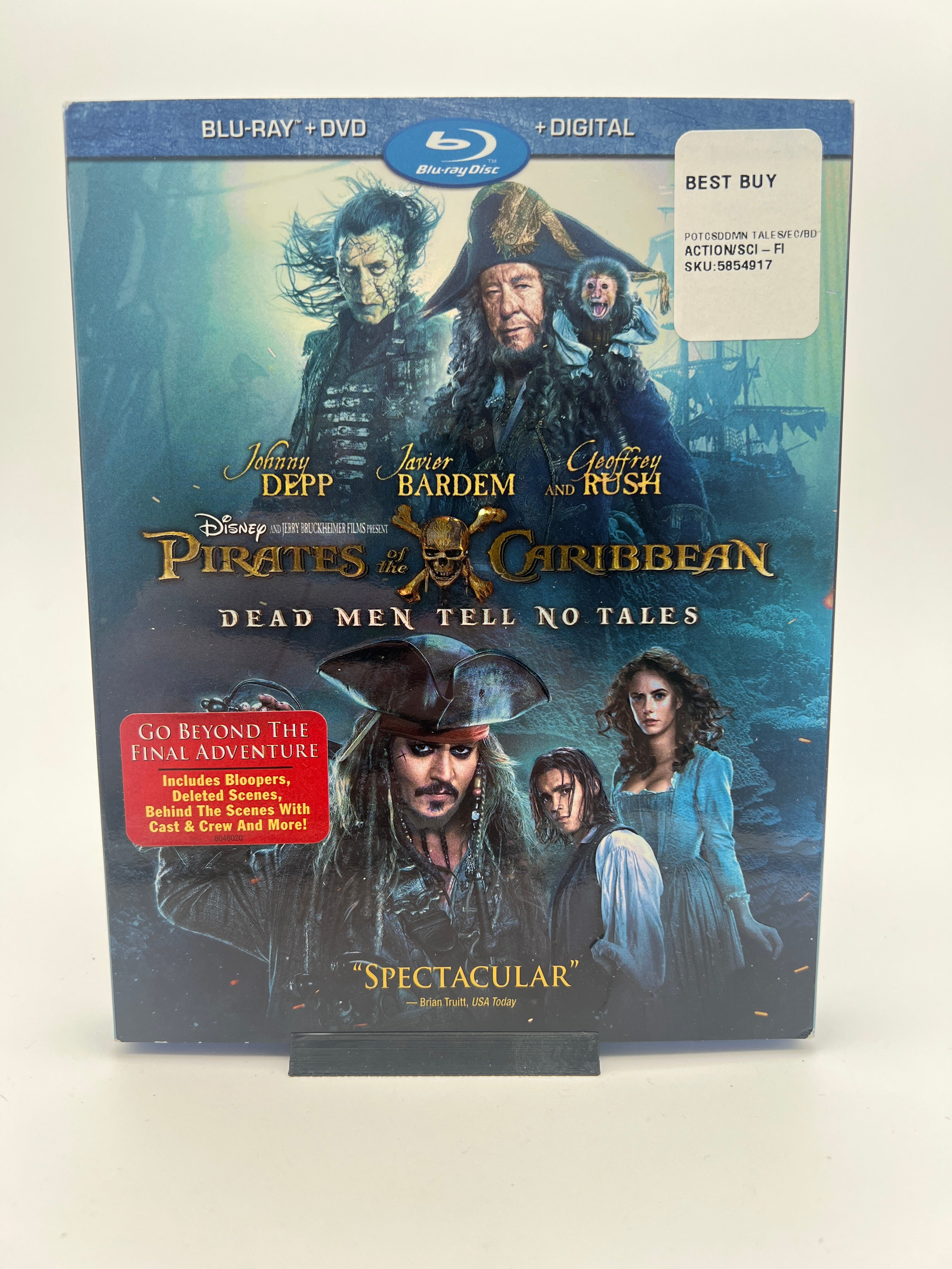 Pirates of the Caribbean Dead Men Tell No Tales W/ Slipcover
