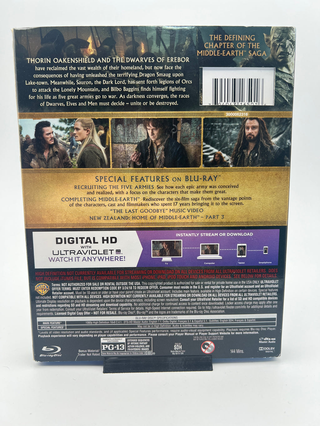 Hobbit, The: The Battle of the Five Armies W/ Slipcover