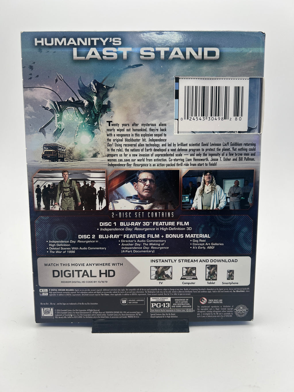 Independence Day: Resurgence 3D W/ Slipcover