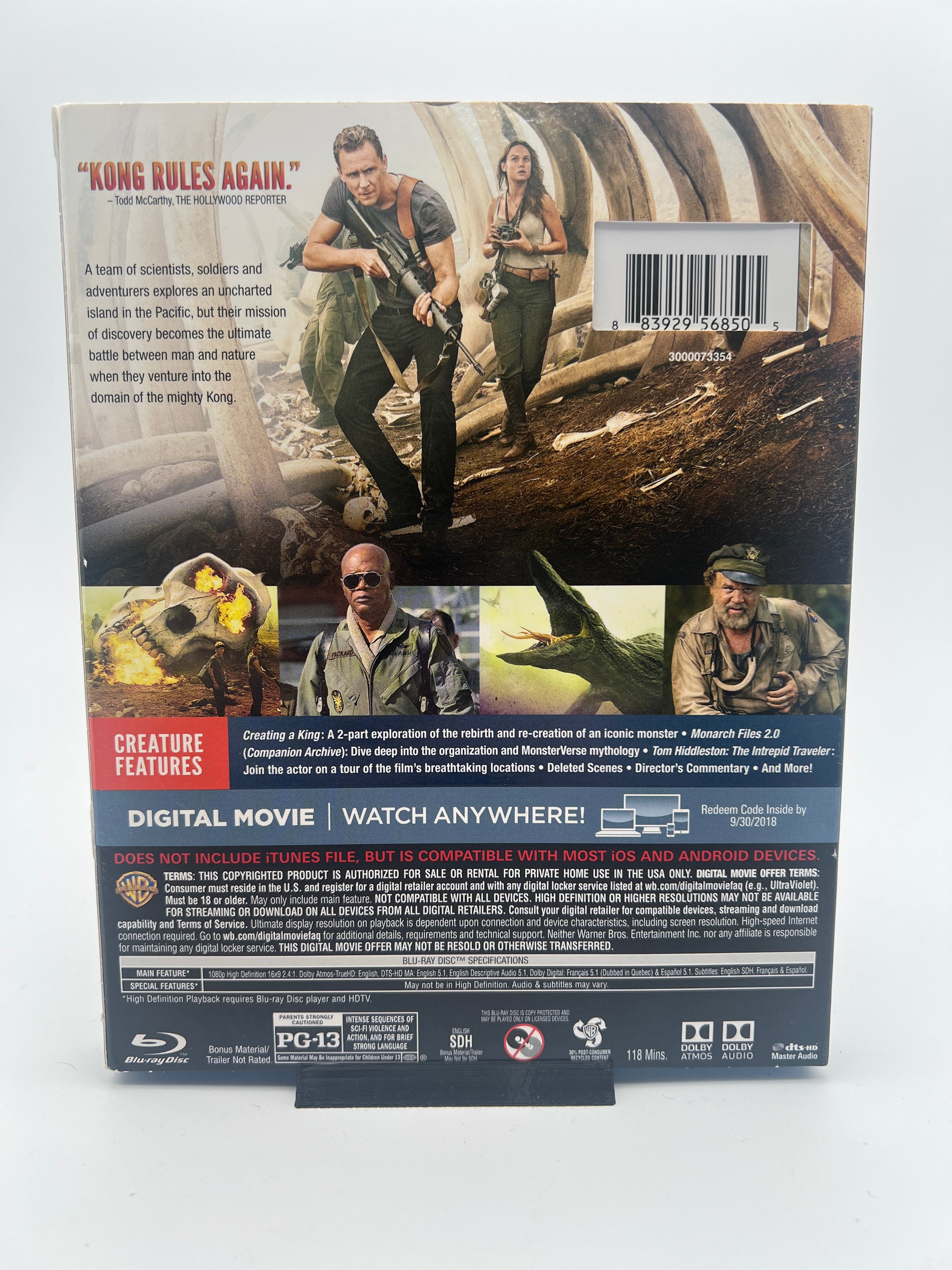 Kong Skull Island W/ Slipcover