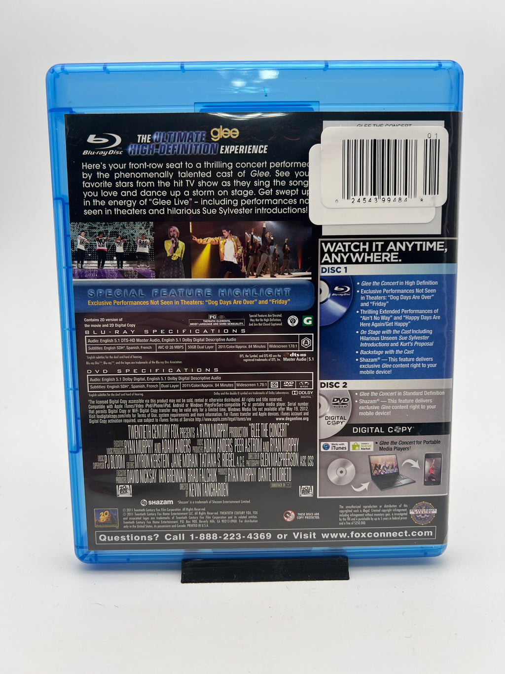 Glee The Concert (blu-ray only)