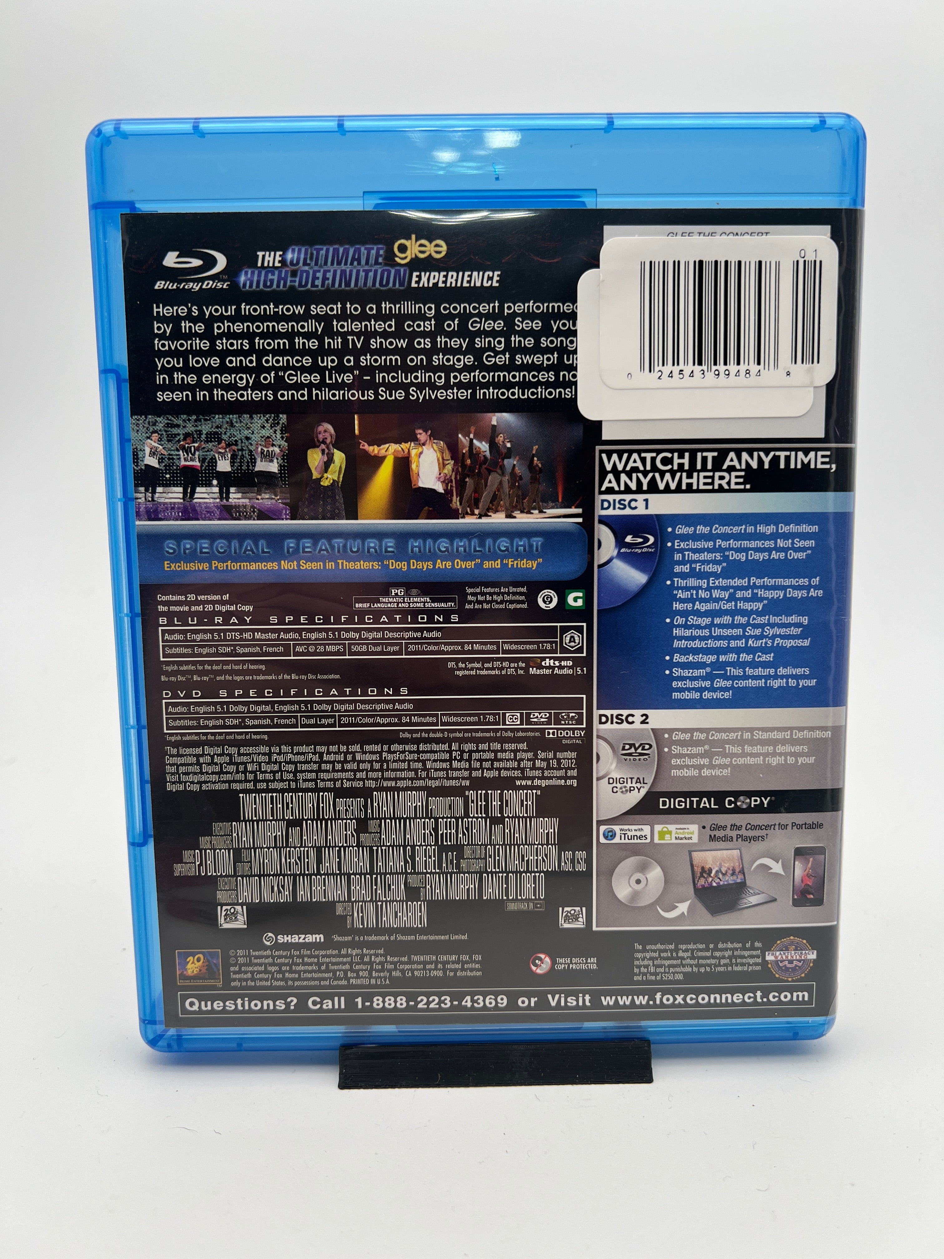 Glee The Concert (blu-ray only)