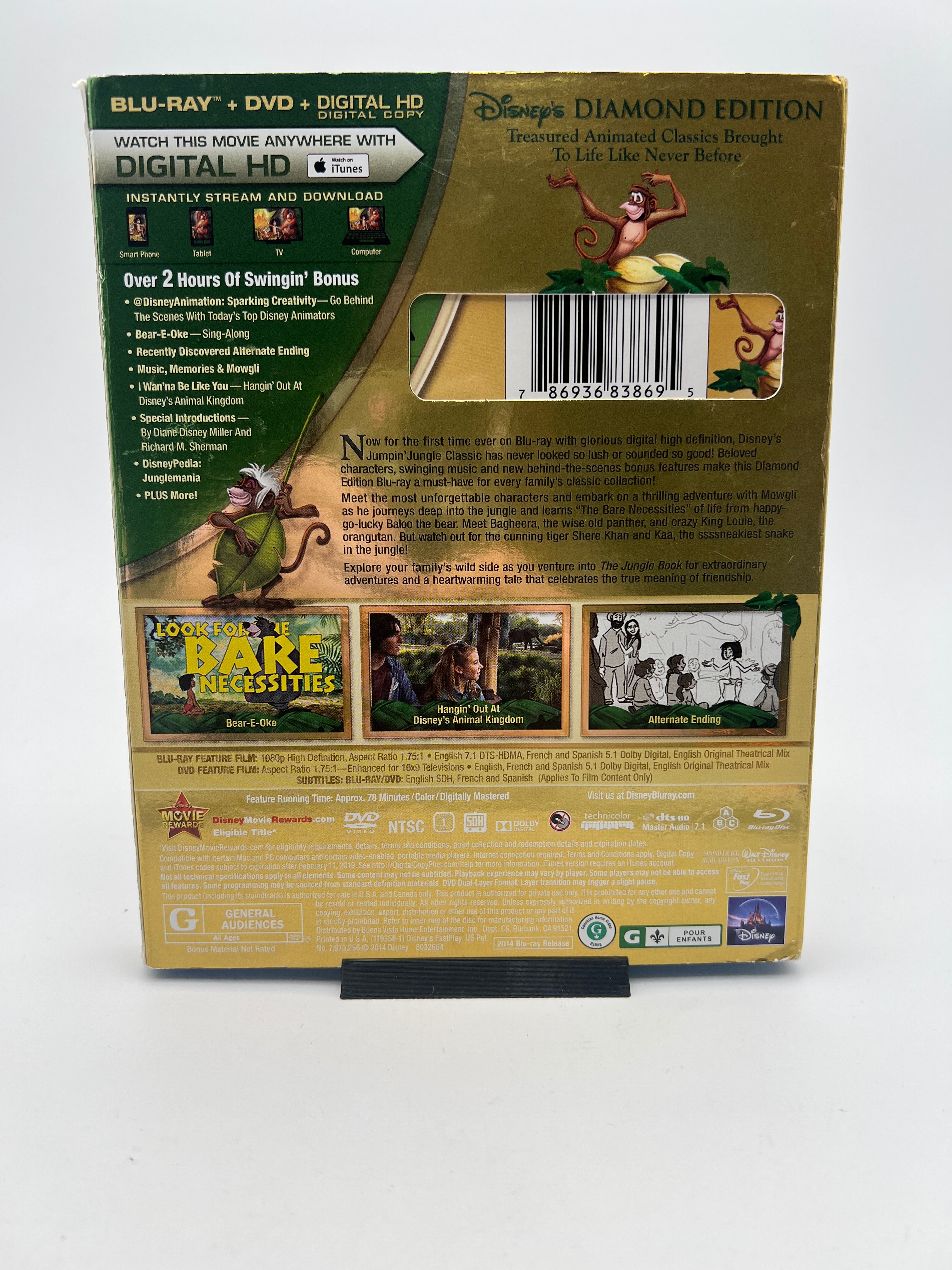 Jungle Book, The W/ Slipcover