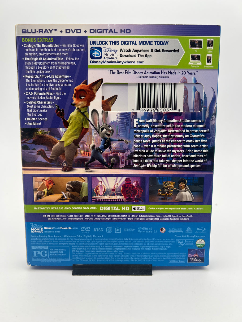 Zootopia W/ Slipcover