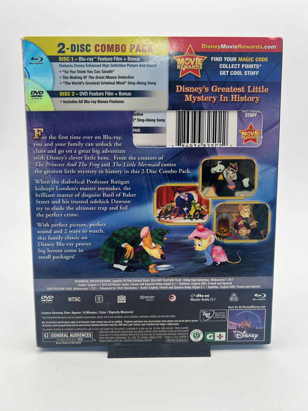 Great Mouse Detective, The W/ Slipcover