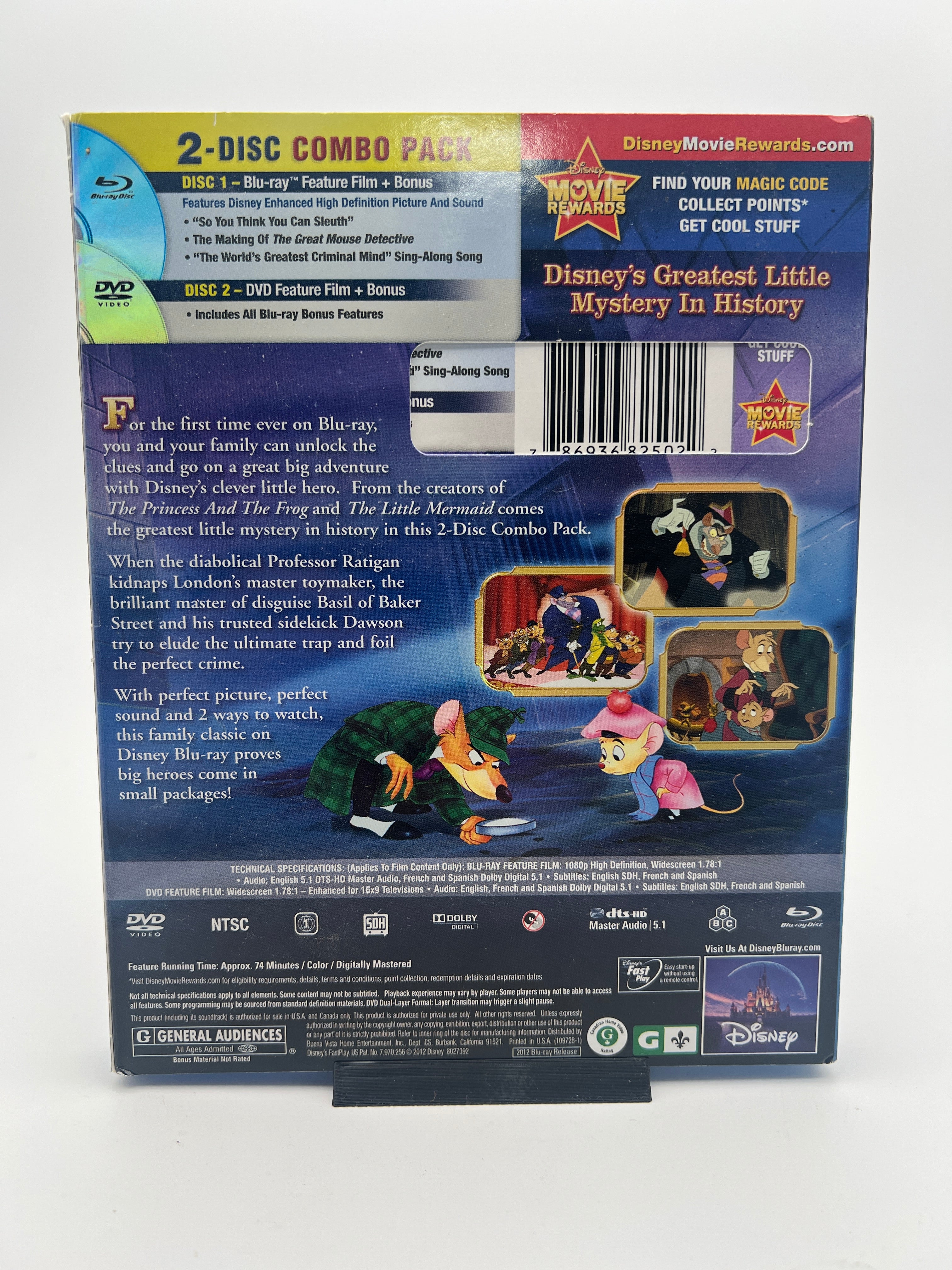 Great Mouse Detective, The W/ Slipcover