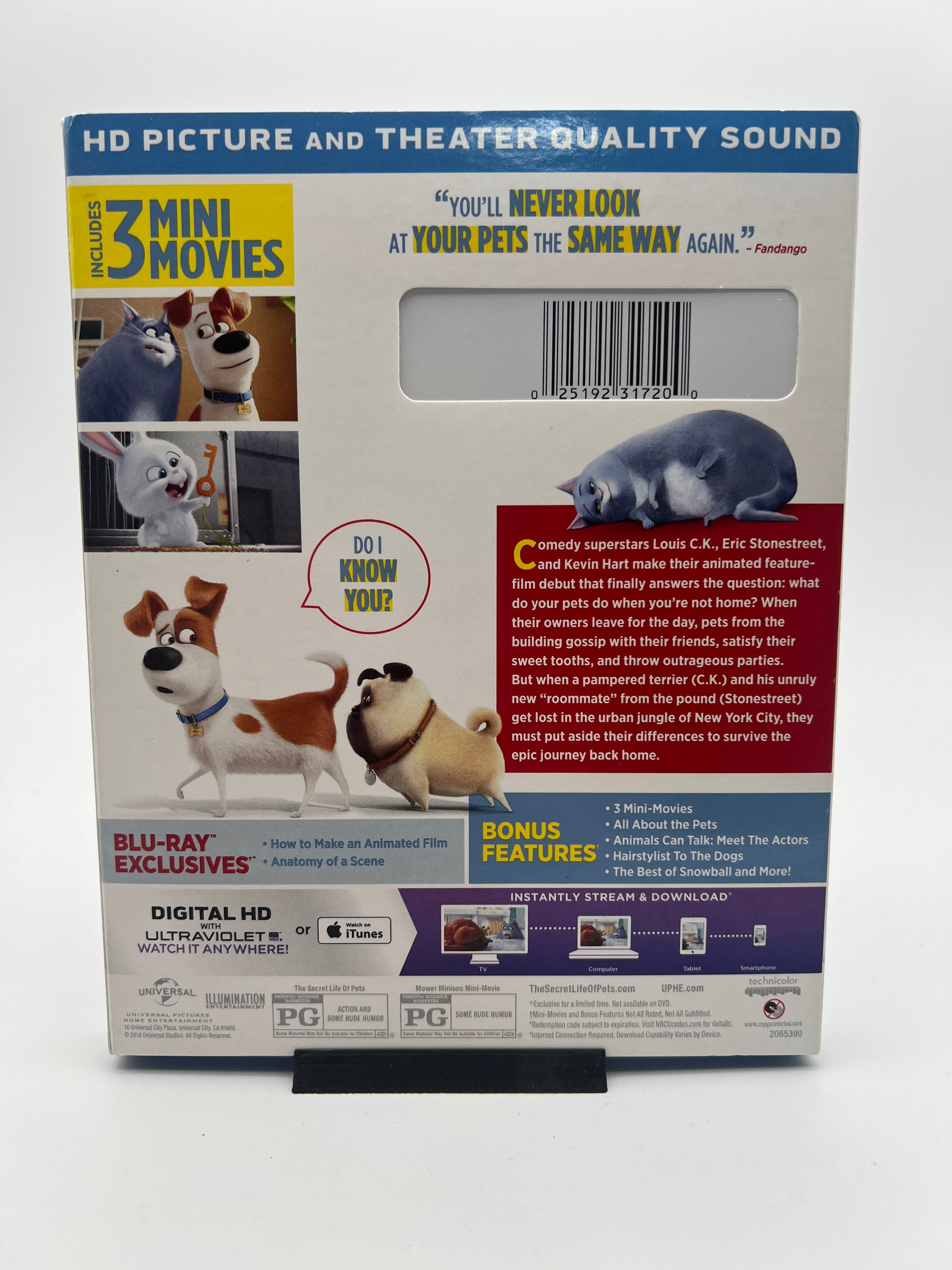 Secret Life of Pets, The W/ Slipcover