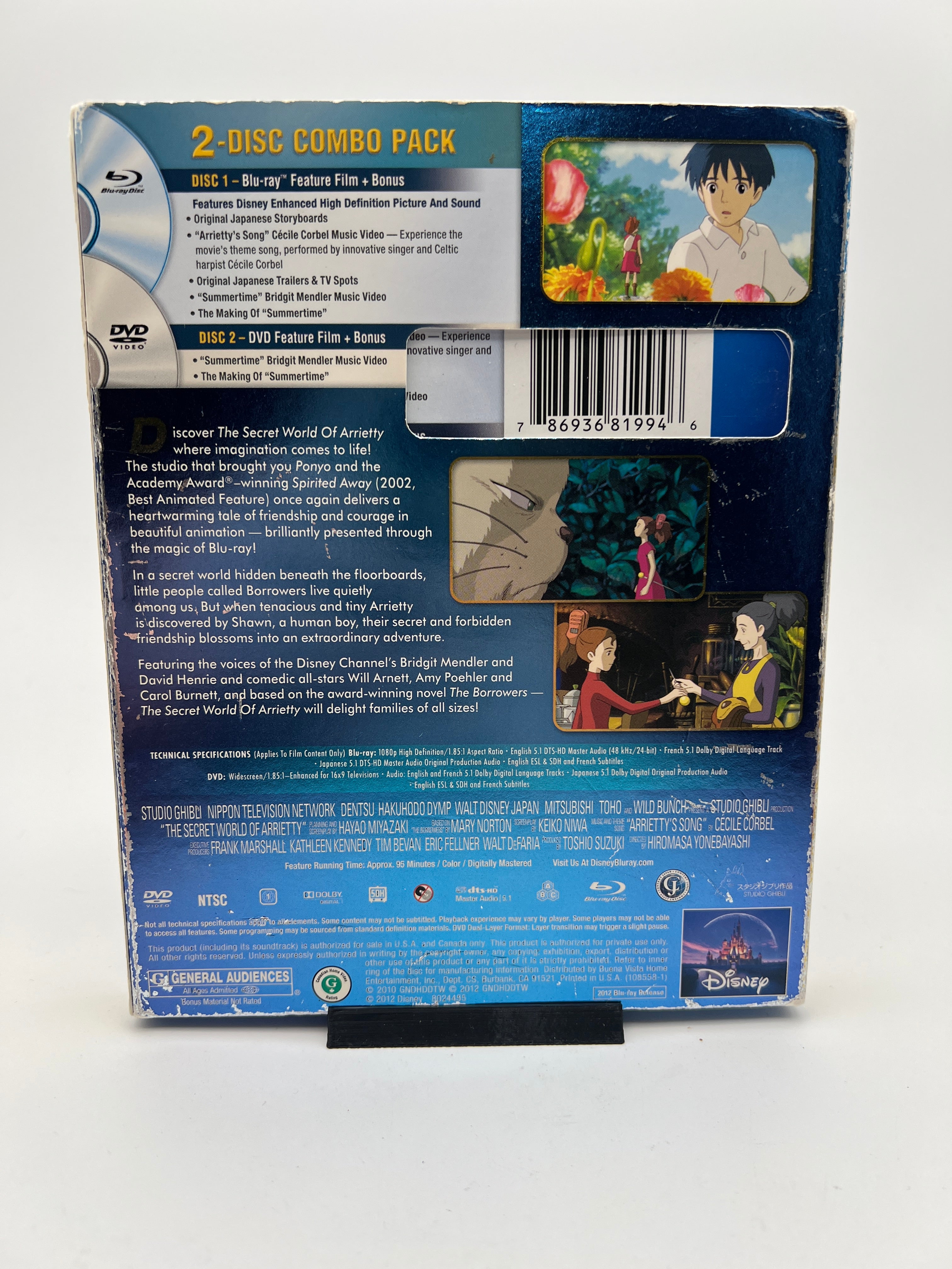 Secret World of Arrietty, The W/ Slipcover